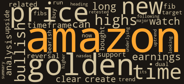 AMZN kelime bulutu