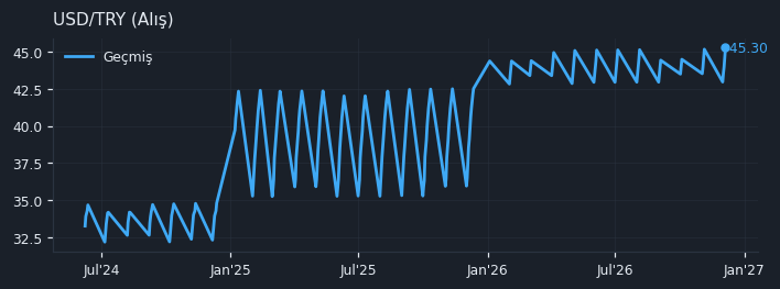 USD/TRY (Alış)