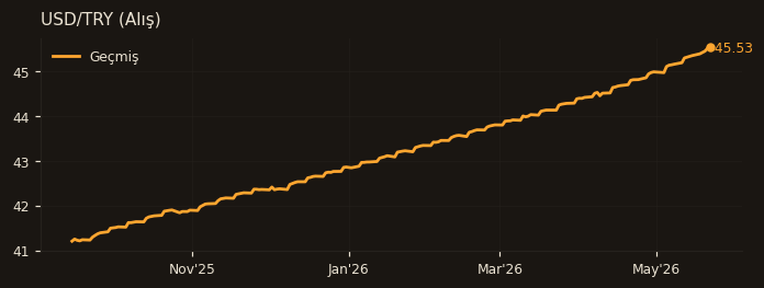 USD/TRY (Alış)